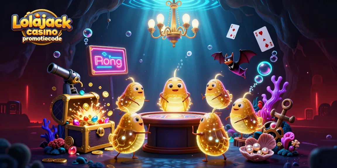 Experience thrilling excitement with Lolajack casino promotiecode as glowworms light a cave casino adventure.